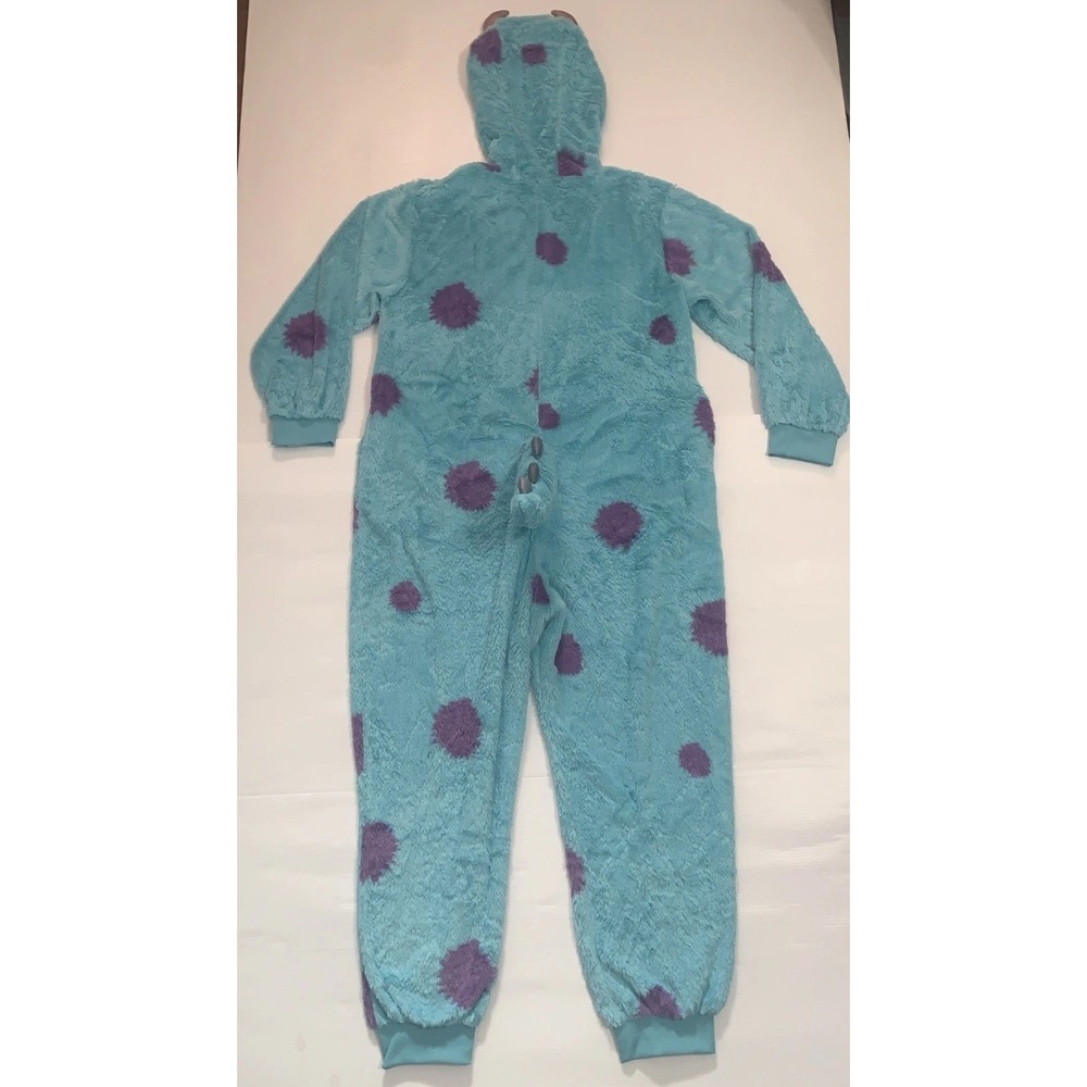 Disney Monsters Inc Sulley Cosplay One Piece Pajamas Adult Costume XS/S Kigurumi - Picture 10 of 16